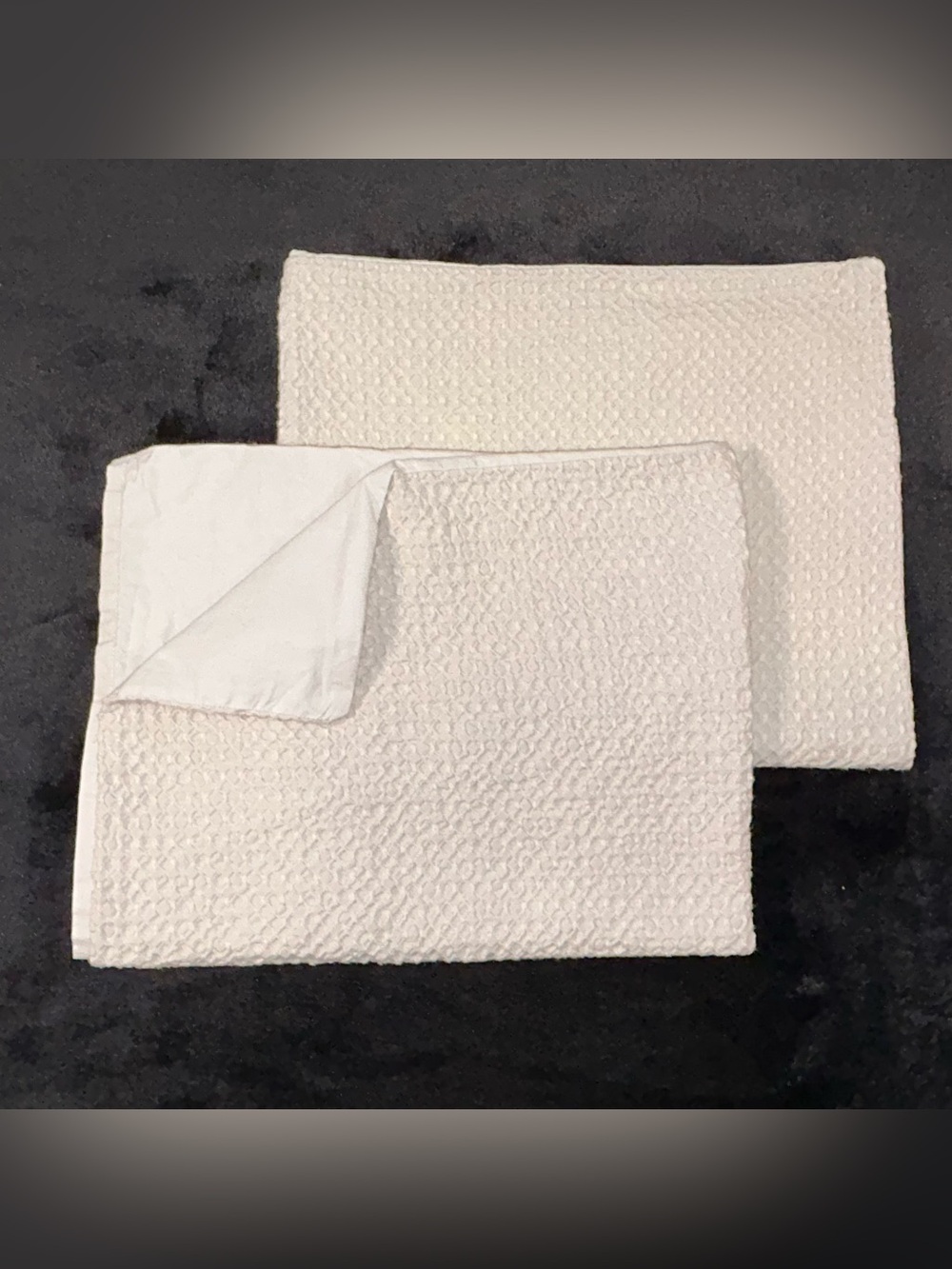 Quince Organic Luxe Waffle Honeycomb Sham Set Of 2 Standard In Sand Color